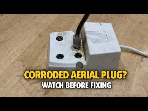 •Removing a Corroded Aerial Plug in Amp. Easy DIY Fix Corroded aerial amp