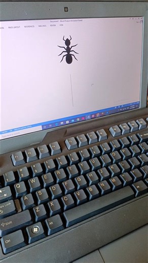 Ant 🐜 In Ms Word By shortcut | In English | Digital shortcut Hub. #shortcutkeys #computer