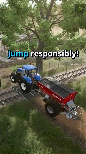 Jump Around With Your Tractor? #fs25 #kinlaig #farmingsimulator25 #farming #tractor