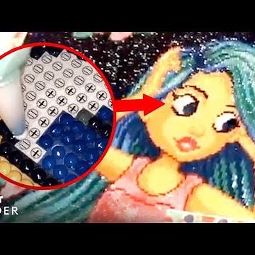 This Is Paint By Numbers With Resin Rhinestones