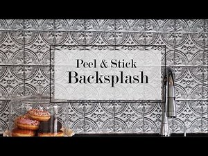 How to Install Peel & Stick Backsplash