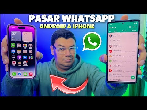 ✅Como TRANSFERIR WHATSAPP de un iPhone a Android o de un Android a iPhone 🚀 [PASO A PASO] #2024