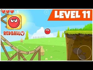 Red Ball 4 - Level 11 Walkthrough - Level 11 Green Hills