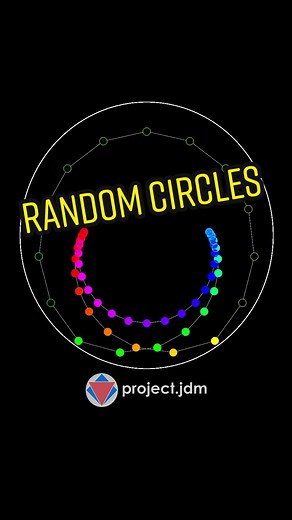 Relaxing ASMR Sleep Animation with Random Circles