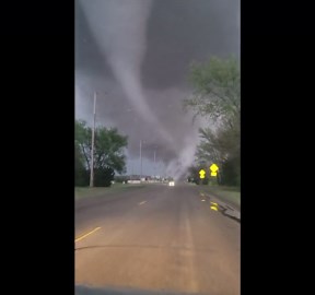 Andover Tornado Up Close