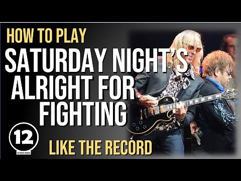 Saturday Nights Allright for Fighting Lesson
