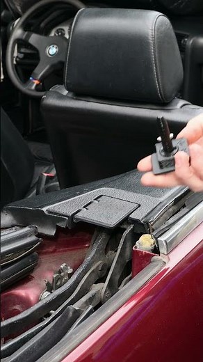 Re-engineered BMW E30 Convertible Hardtop Support Plugs Install