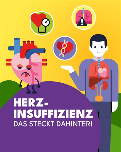 Wenn das Herz schwächelt, kann das mitunter schwerwiegende Folgen haben. Wie eine sogenannte Herzinsuffizienz entsteht, welche Symptome auftreten und was du dagegen tun kannst, erfährst du im Video! 💡 Chronische Herzschwäche ist eine häufige Diagnose. Unser Leitfaden hilft, mit der Erkrankung möglichst unbeschwert zu leben.👇 | DAK-Gesundheit
