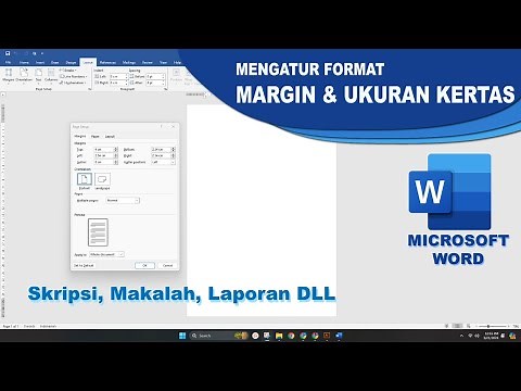 Tutorial on Setting Margin Format and Paper Size for Theses, Papers, Reports, etc.