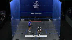 34K views · 373 reactions | That is incredible  Fares Dessouky & Greg Lobban have sent the crowd crazy in Manchester! | PSA Squash Tour | Facebook