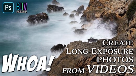 Photoshop: Transform Videos into a TIME-LAPSE Photos