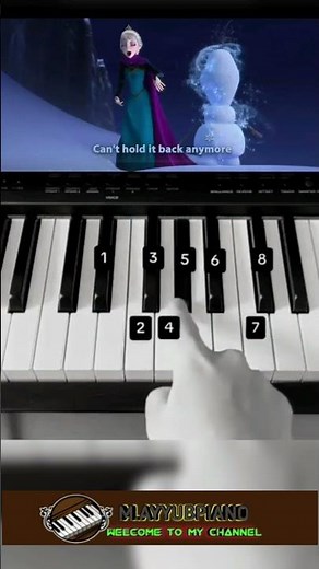 Let It Go - Easy Piano Tutorial | Beginner-Friendly#LetItGo #Frozen #PianoTutorial #piano