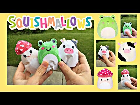 How To Make Squishmallow Paper Squishies