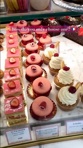 Desserts at a Paris Bakery 🇫🇷🍰