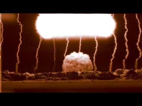 HD Scientific photography of atomic bomb testing !! Vintage footage restored