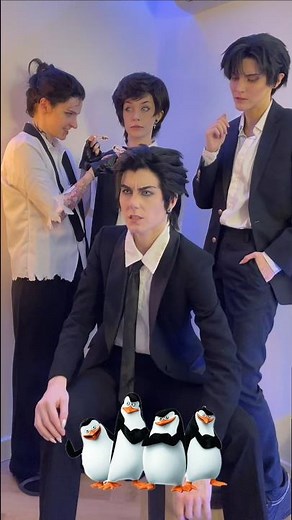 The Madagascar penguins as humans 🐧 #madagascar #penguinsofmadagascar #madagascarpenguins