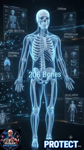 👉 “THE HUMAN SKELETON: 206 Bones That Build Your Body 🦴”