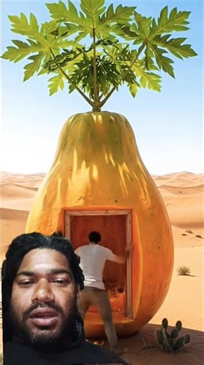 Turning a Giant Papaya Into a Tiny Room#shorts, 2026