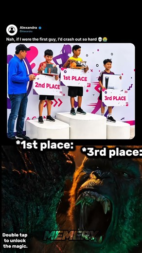 The Prize Distribution Makes ZERO Sense 💀 #godzillavskong #crashout #firstplace #thirdplace #shorts