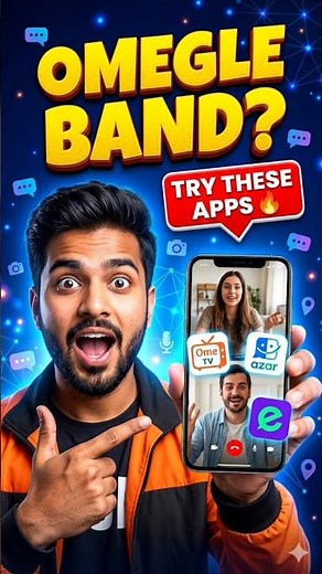Omegle Ban? Best Free Omegle Alternatives Apps 2026 OmeTV, Azar, Eloelo Random Video Chat. #shorts