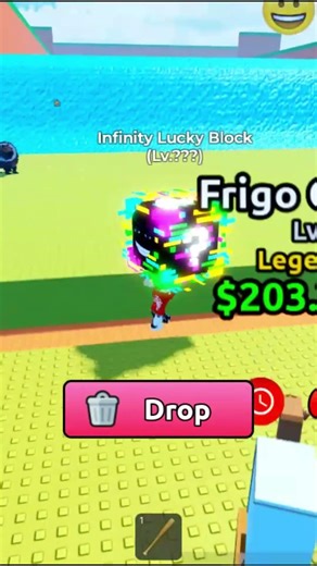 Breaking 😨the game with infinity blocks #roblox #brainrot