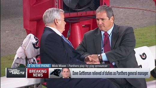 Panthers play-by-play announcer, Mick Mixon speaks about the General Manager decision in Carolina. | NFL Network