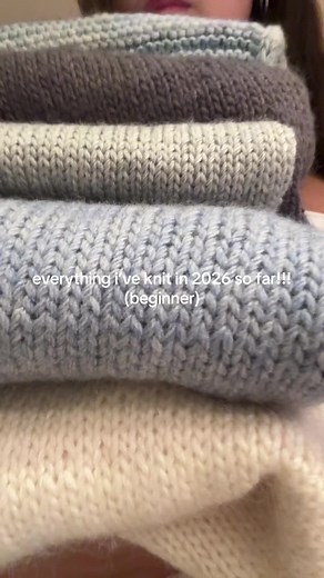 Beginner Knitting Progress: 2026 Creations Revealed