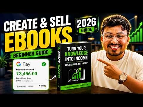 How To Create & Sell eBooks in 2026 | Complete Beginner Guide