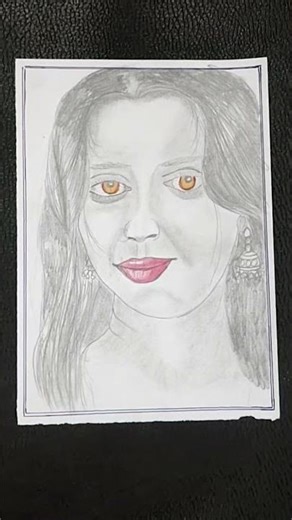 girl fece drawing video #viralvideo #shrots #drawing #video