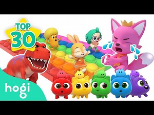 [🌟BEST30] Hogi's Popular Songs 2024 | Learn Colors & Sing Along | Compilation | Hogi Pinkfong - Videos For Kids