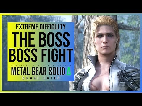 Metal Gear Solid 3 Remake Delta: The Boss Fight (Extreme Difficulty, Non Lethal)