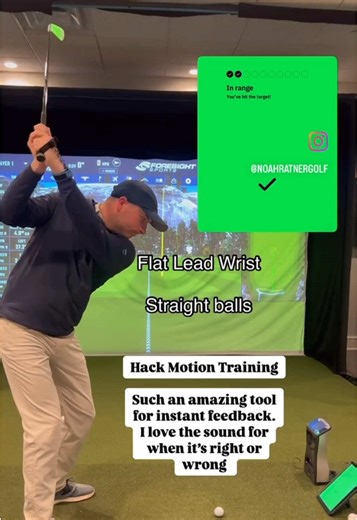 Hack Motion This tool is incredible. It is pricey but worth it for those who want guided practice. The audio and video feedback is so good. This training session is telling me from my address position if my wrists have changed dramatically. This does not mean the left wrist has to be perfectly flat. It is based on your grip style and it adapts to each persons unique setup. #golf #silk #silky #golftips #golfinstruction #golfswing #golfstagram #fyp #coach #coaching #tips #staysilky #tip #titleist