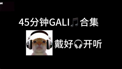 45分钟GALI音乐合集（纯享版）