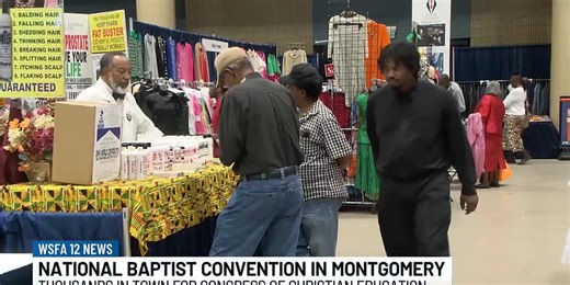 National Baptist Convention held in Montgomery