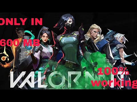 HOW TO DOWNLOAD VALORANT FOR PC HIGHLY COMPRESSED | VALORANT FOR LOW END PC