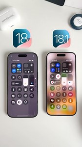 1.5M views · 16K reactions | A nice little update in iOS 18.1 to the Control Center! ______ #controlcenter #ios18 #ios181 #iphone16 #refinedsign | AppleDsign | Facebook