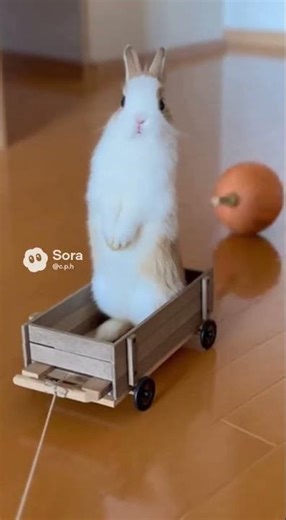 Rabbit's Dramatic Pumpkin Encounter #reaction #petlife