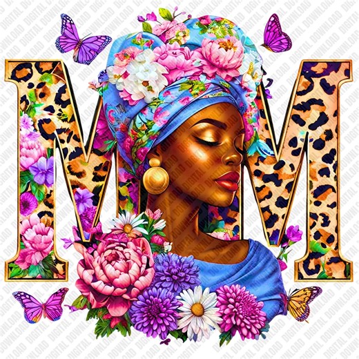 African Queen Mama Floral Leopard Shirt, Black Excellence Mother's Day Celebration Graphic T-shirt - Etsy