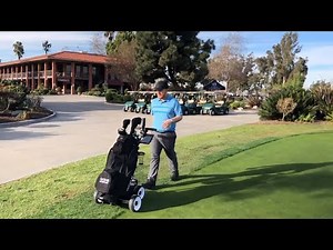 Electric Golf Caddy Cart | Motorized Golf Push Cart | QOD Golf USA | Video Review Demonstration