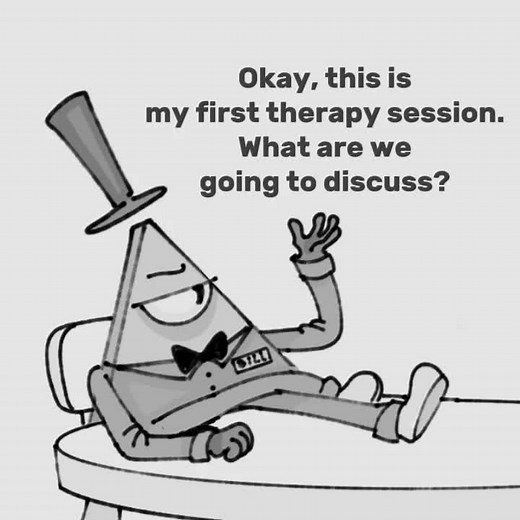 Bill Cipher's Therapy Session in Gravity Falls