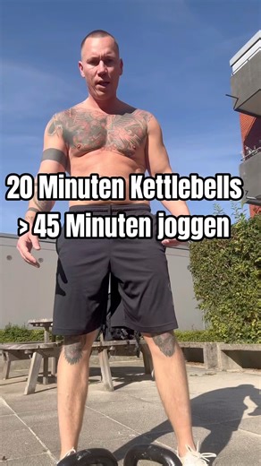 20 Minuten Kettlebells 🥊 45 Minuten joggen