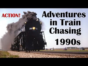 Adventures in Train Chasing 1990s, SP 4449, MILW 261, UP 844, Northern-Class 4-8-4, UP 3985 4-6-6-4