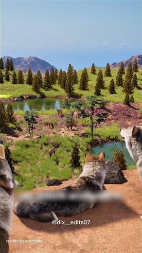 14 Wolves Ne Jungle Wapas La Diya! 😱 Elk Ka Khel #shorts #3danimation #zackdfilmshindi