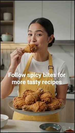 Make crispy restaurant-style KFC chicken 🤤😋#kfclover#deliciousfood#resturantstyle