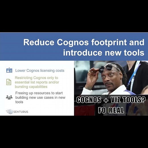 Reduce Cognos Footprint to Connect Cross-Platforms