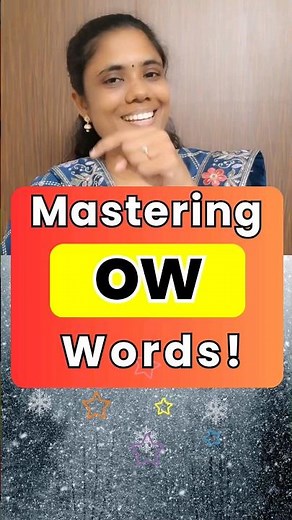ow words | phonics | #english #englishlearning #englishreading #katralelithu