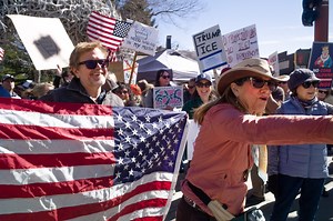 Across the state, Wyomingites protest war in Iran, immigration policies, other grievances - WyoFile