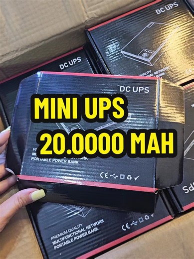 Mini UPS 20.000 mAh para router: 14 horas de internet en Maracay