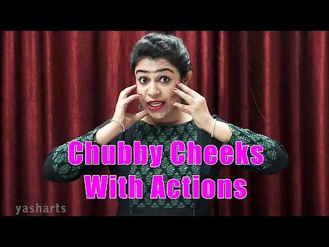 Chubby Cheeks Dimple Chin With Actions | Nursery Rhymes With Actions For Kids